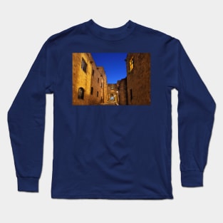 Medieval walk in Rhodes Long Sleeve T-Shirt